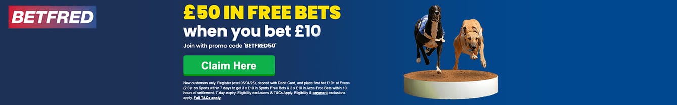 Betfred promotional banner