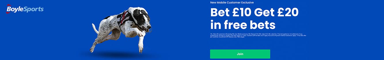 Boyle Sports promotional banner