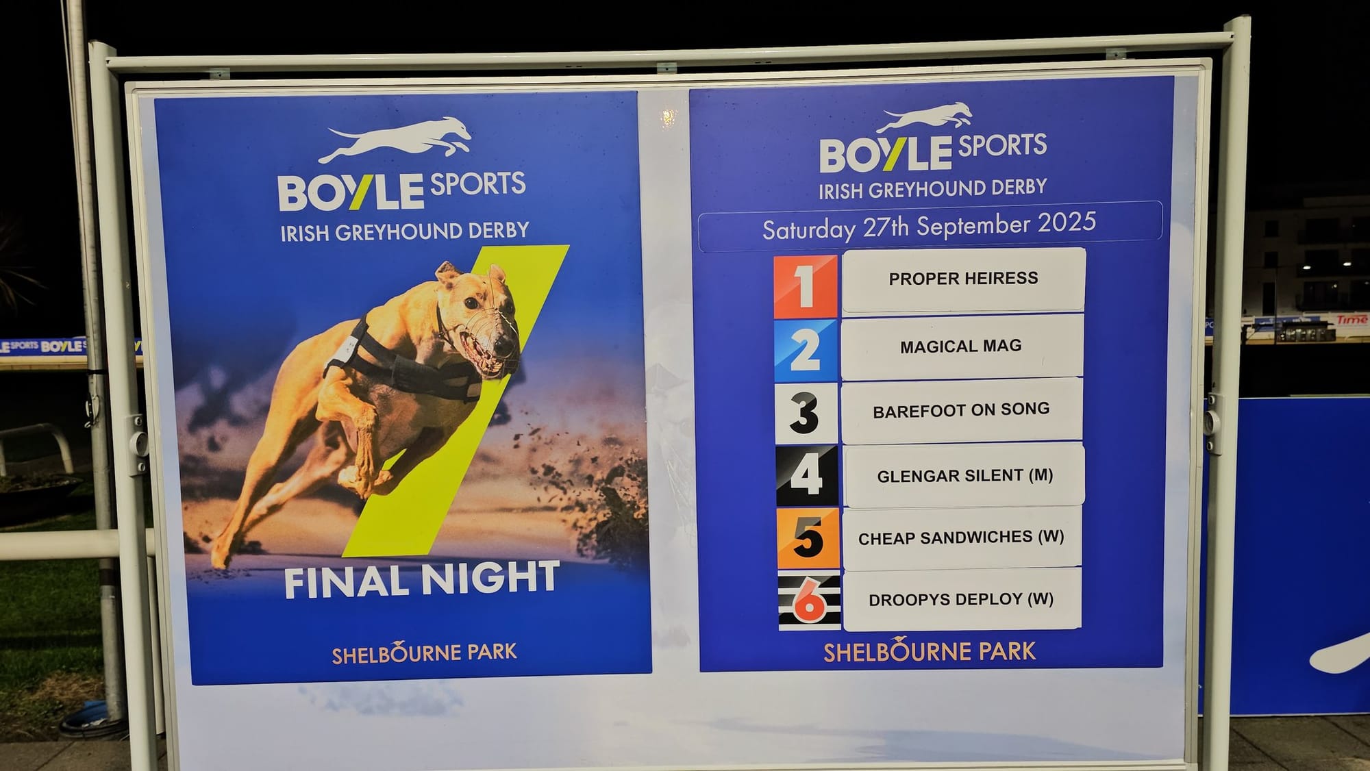 Sandwiches away and gone but Irish Derby drama was in behind